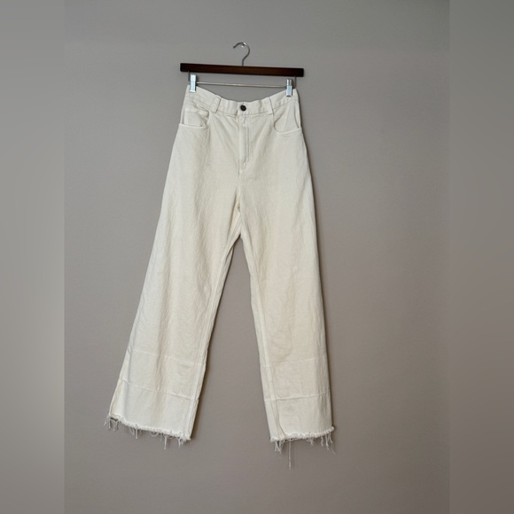 Rachel Comey Off-White High Waisted Jeans - Picture 1 of 5
